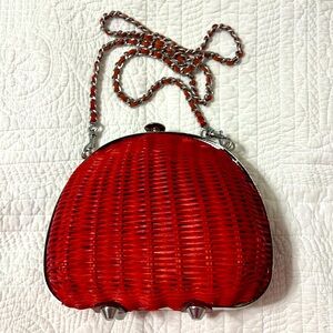 Patricia Nash Wicker Crossbody Bag With Strap